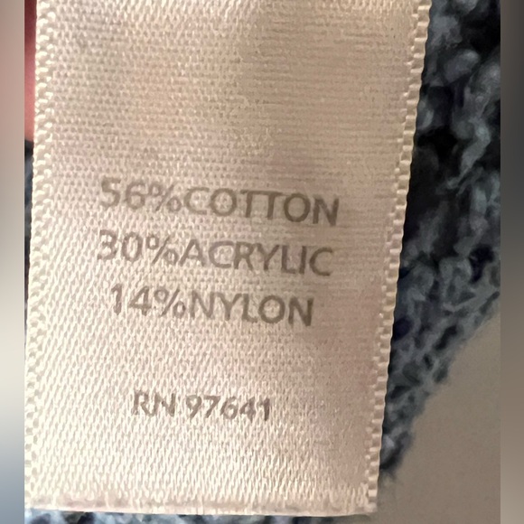 J.Jill Blue Sweater Tunic Soft Cable Knit Warm Cozy large Preppy Casual - Picture 3 of 10